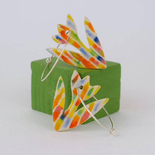 Rainbow Stripe Earrings