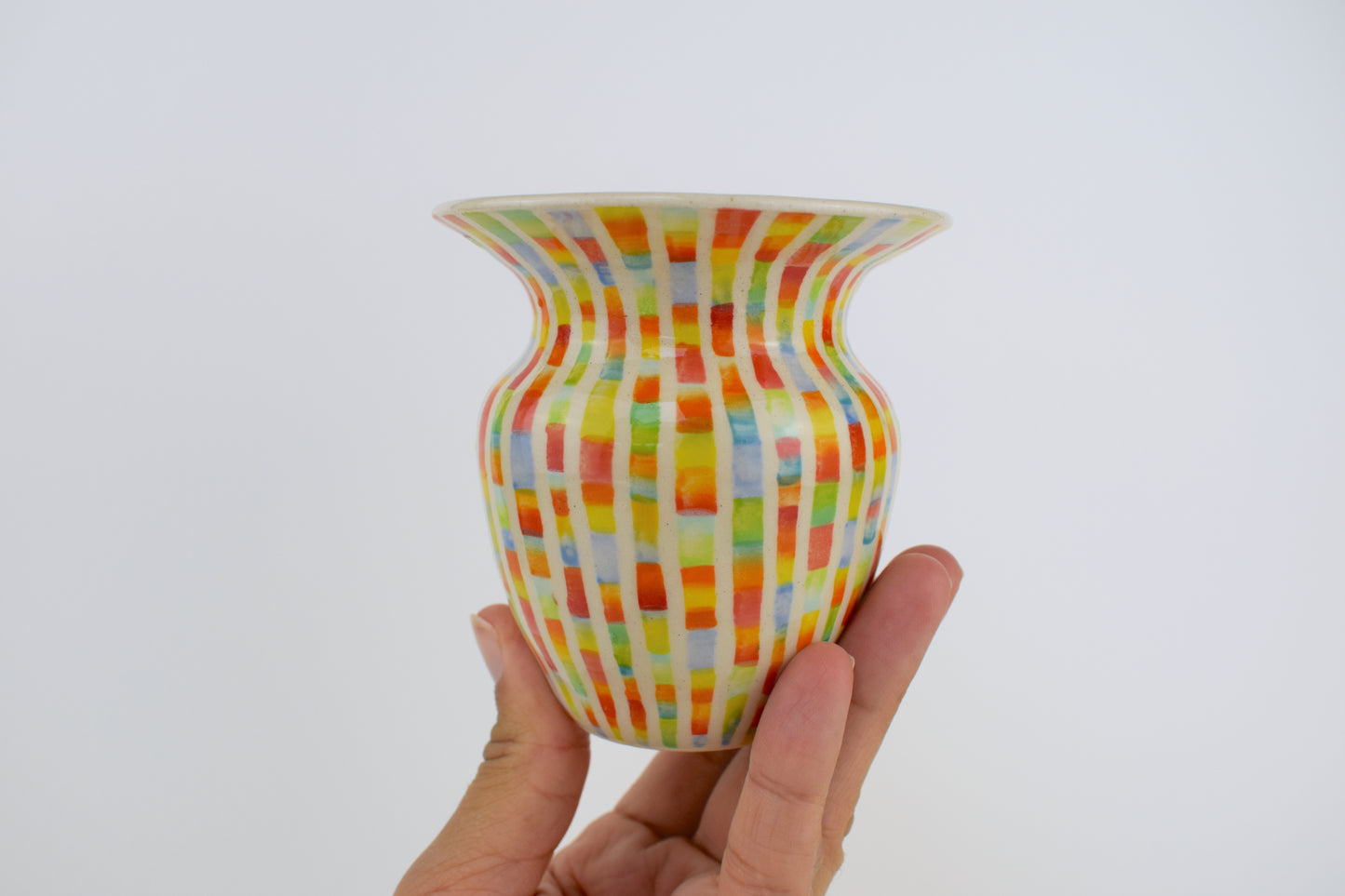 Rainbow Ribbon Vase II