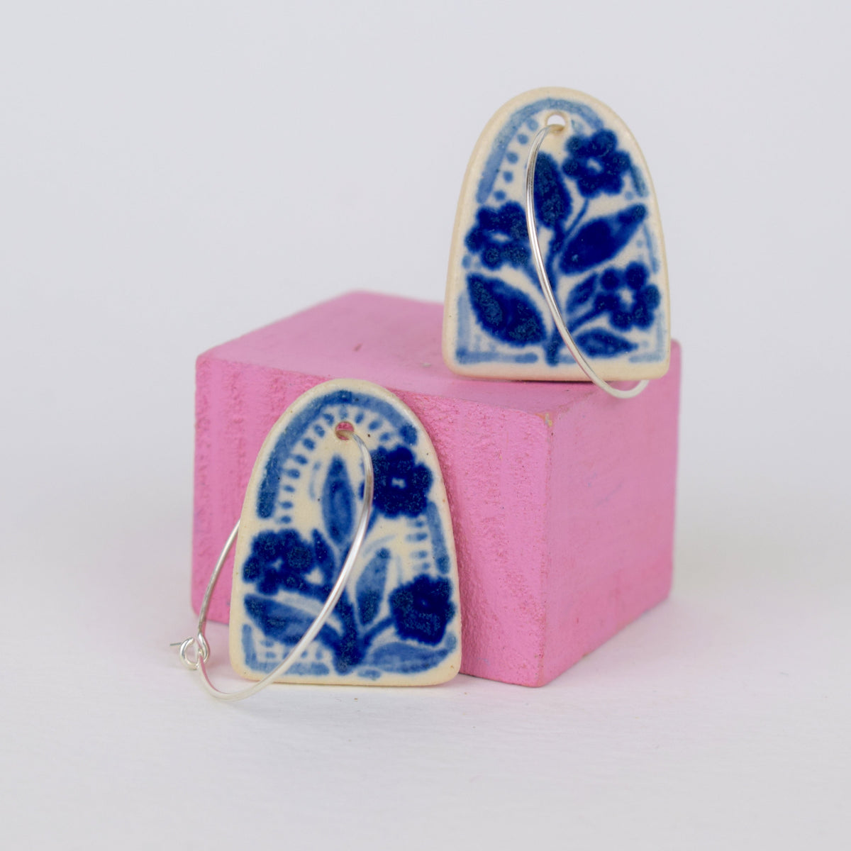 Blue Bouquet Earrings