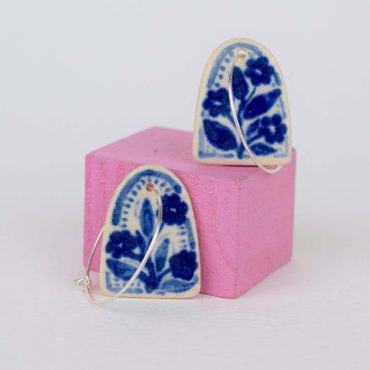 Blue Bouquet Earrings