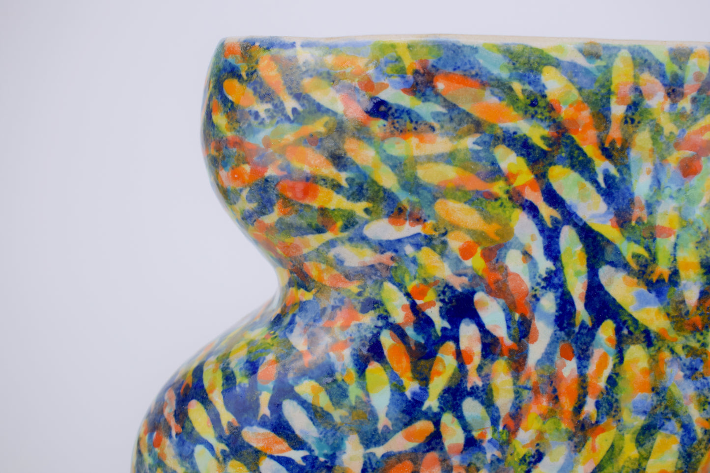 Shoal of Fish Blob Vase