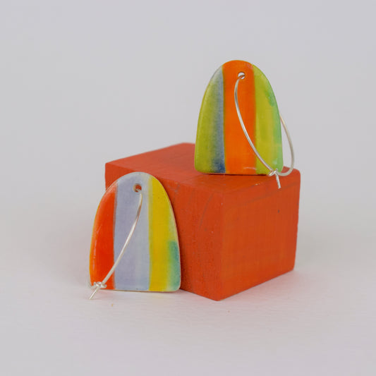 Multicoloured Stripe Earrings