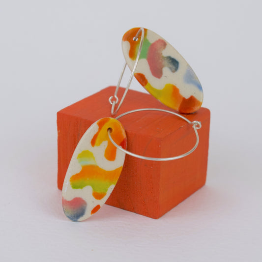Blob Oval Earrings