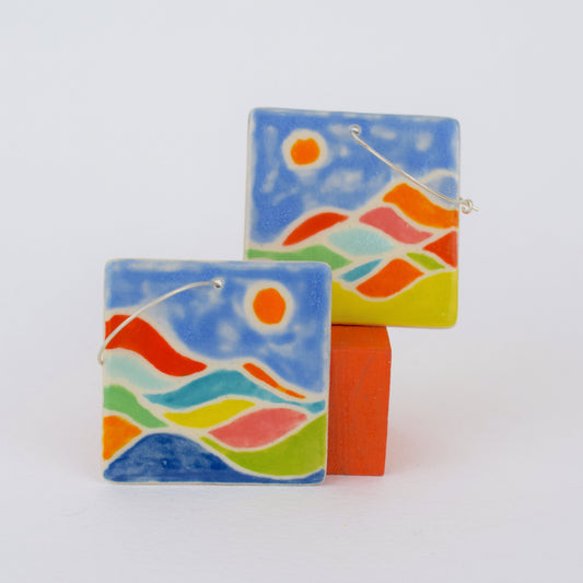 Landscape Earrings