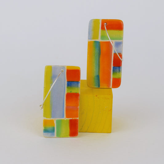 Rainbow Stripe Earrings