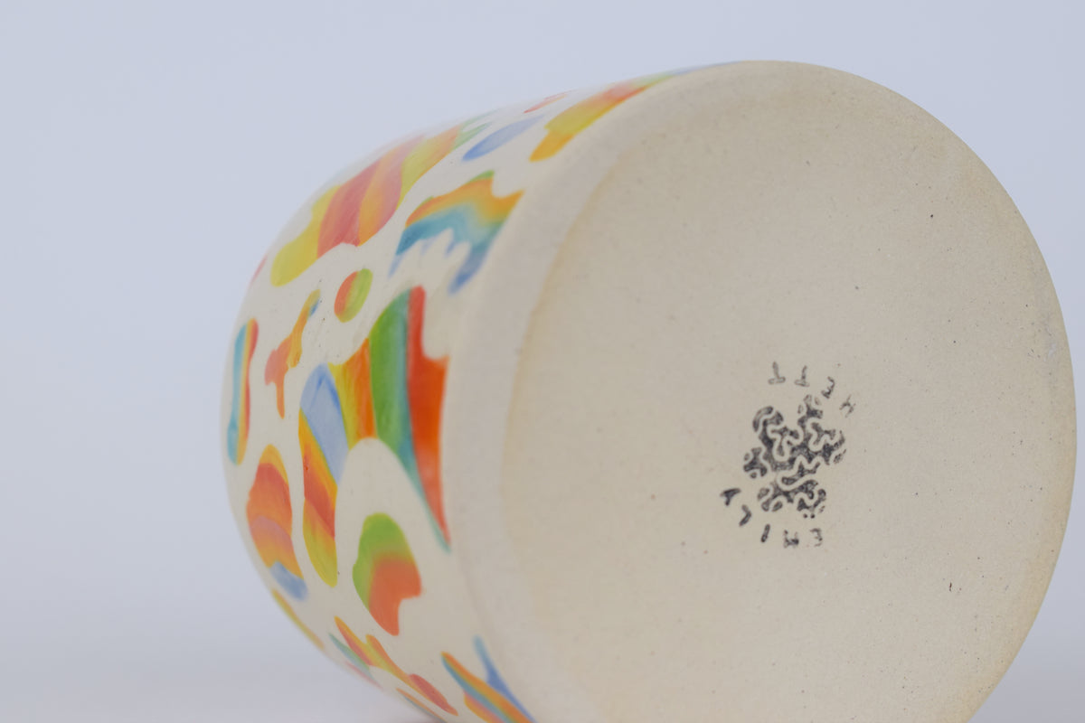 Imperfect Rainbow Blob Vase