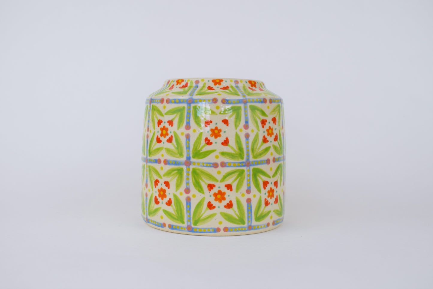 Floral Tile Dream Vase