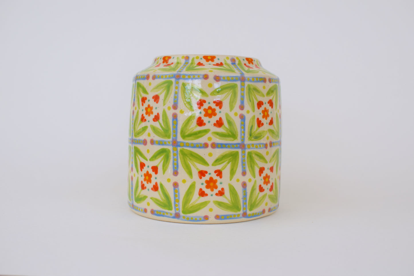 Floral Tile Dream Vase