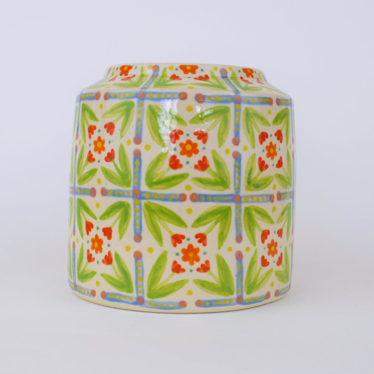 Floral Tile Dream Vase