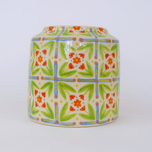 Floral Tile Dream Vase