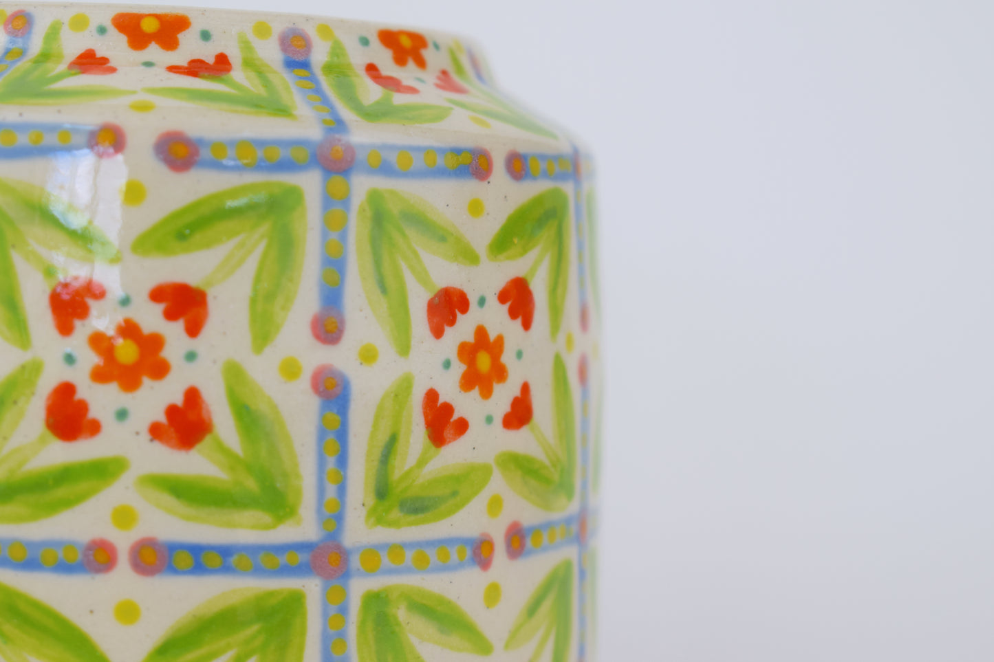 Floral Tile Dream Vase
