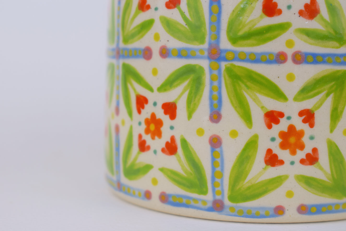 Floral Tile Dream Vase