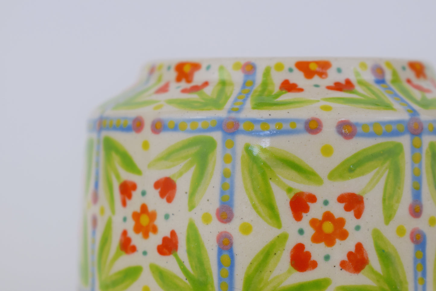 Floral Tile Dream Vase