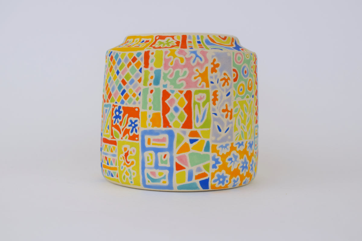 Patchwork Dream Vase (Matte)