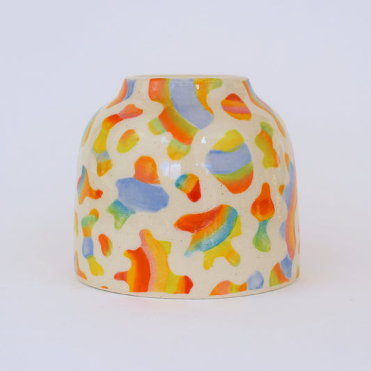 Rainbow Blob Vase