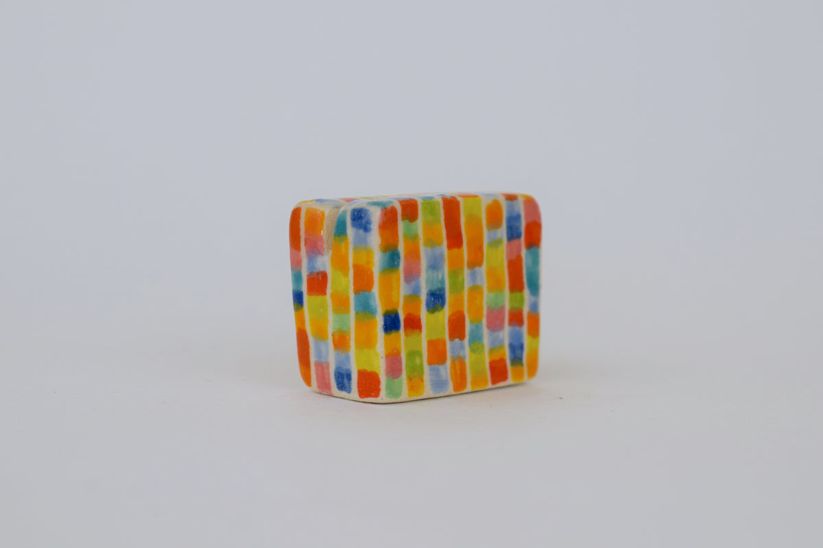 Multicoloured Stripe Photo Holder