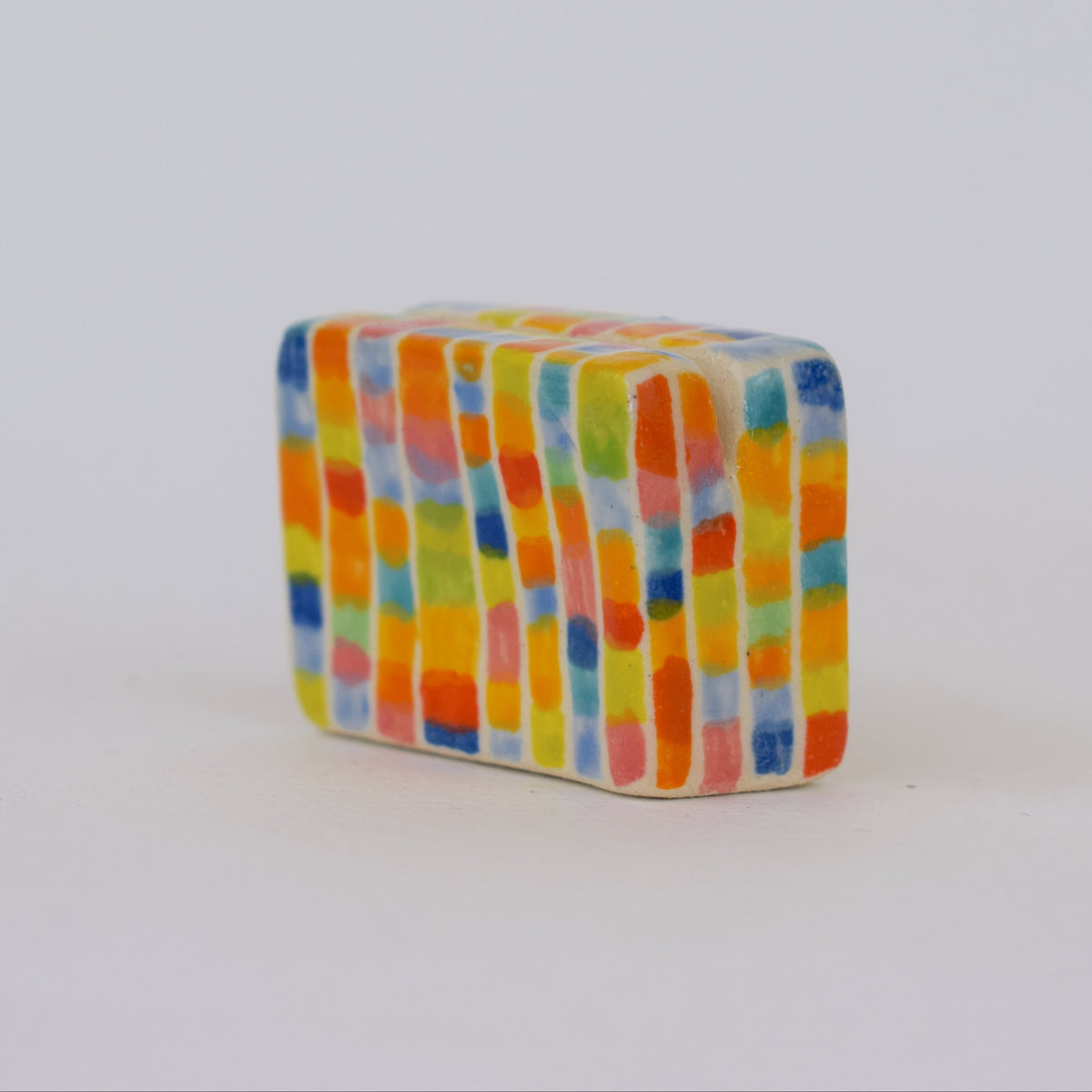Multicoloured Stripe Photo Holder