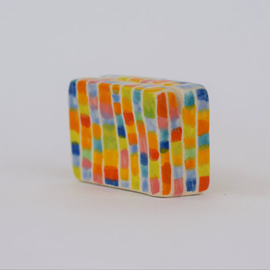 Multicoloured Stripe Photo Holder