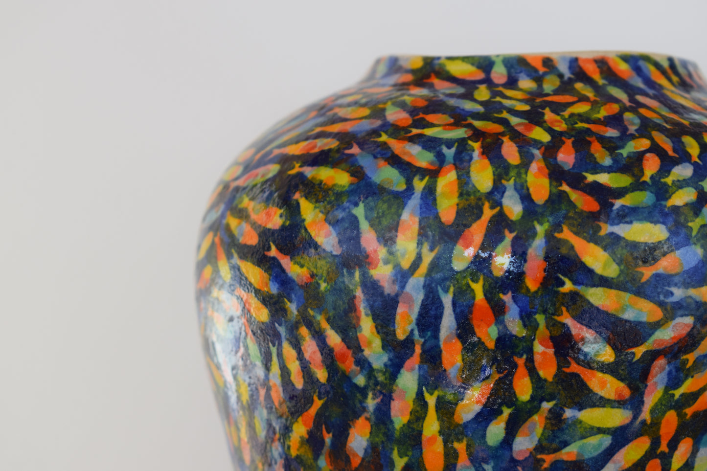 Shoal of Fish Large Vase
