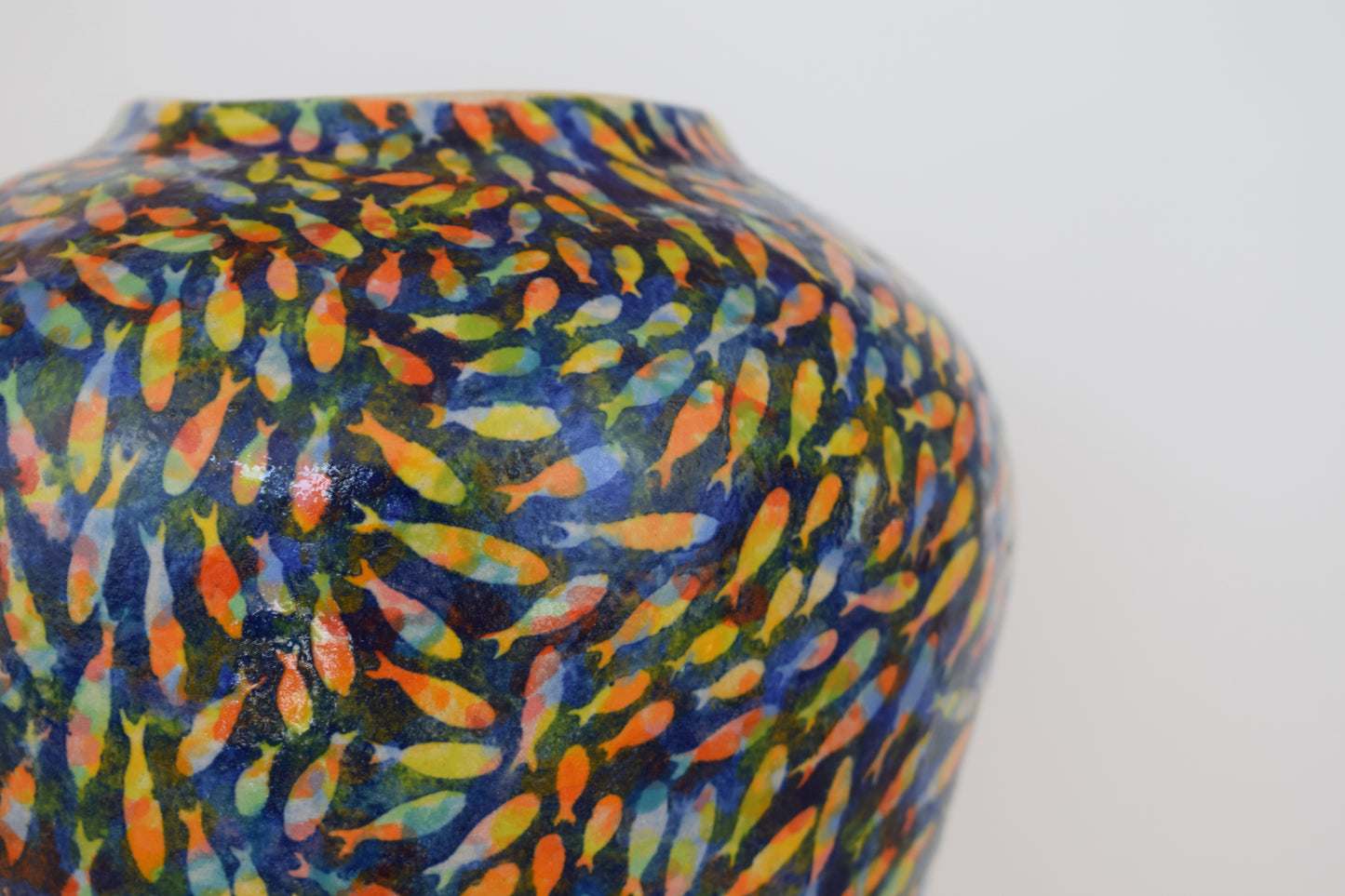Shoal of Fish Large Vase