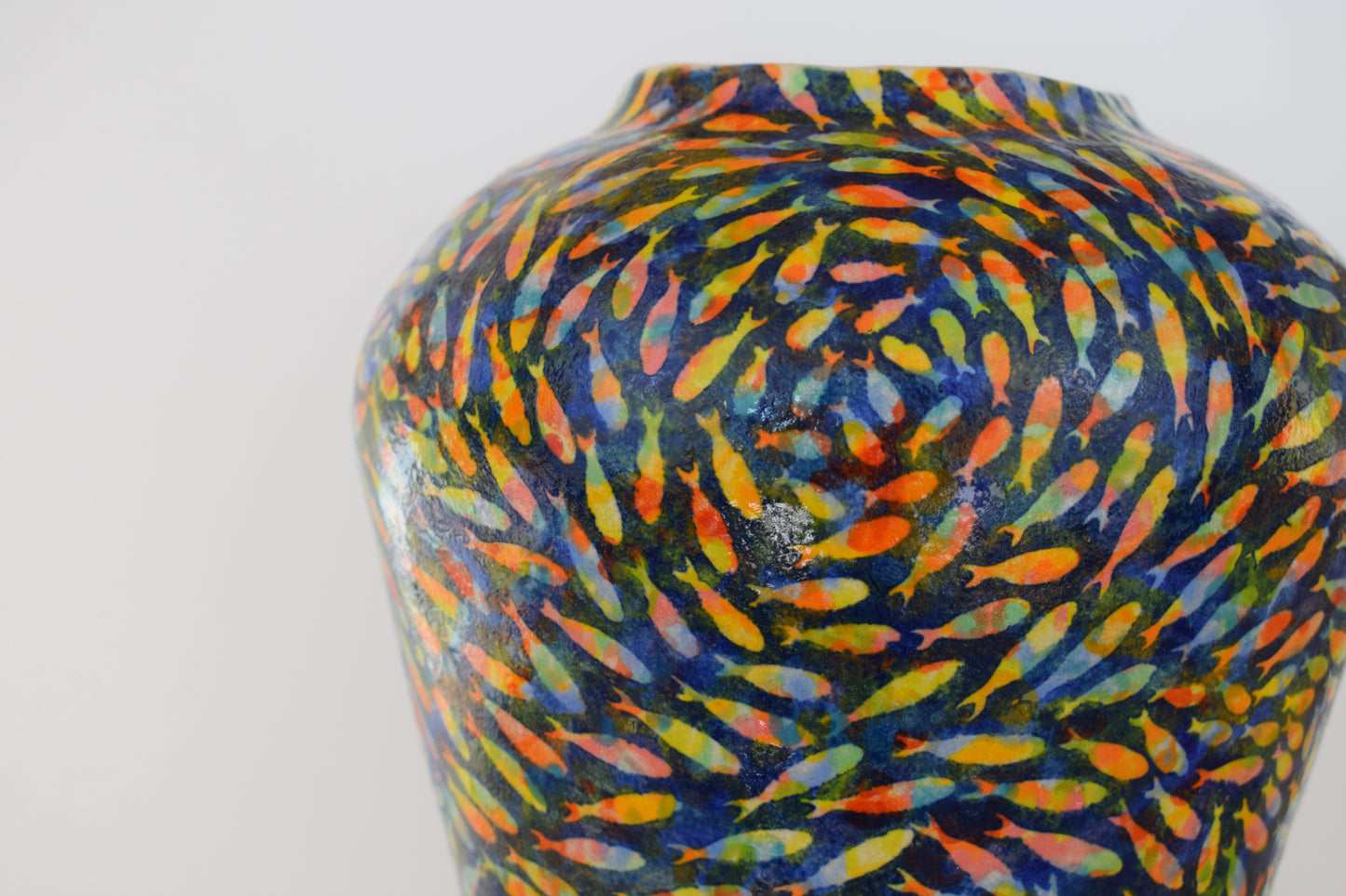 Shoal of Fish Large Vase