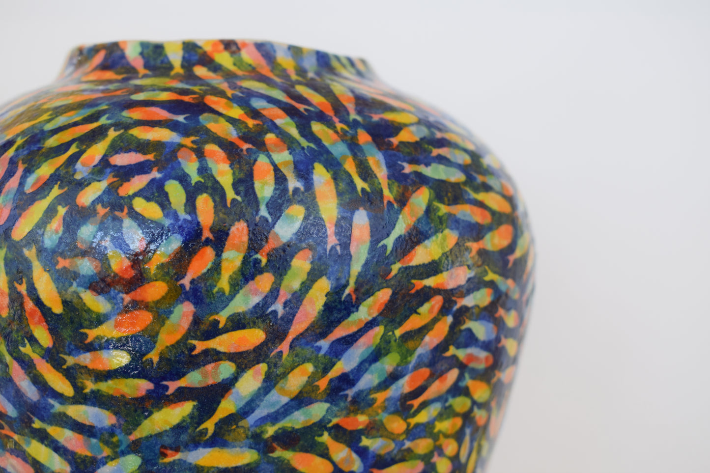 Shoal of Fish Large Vase