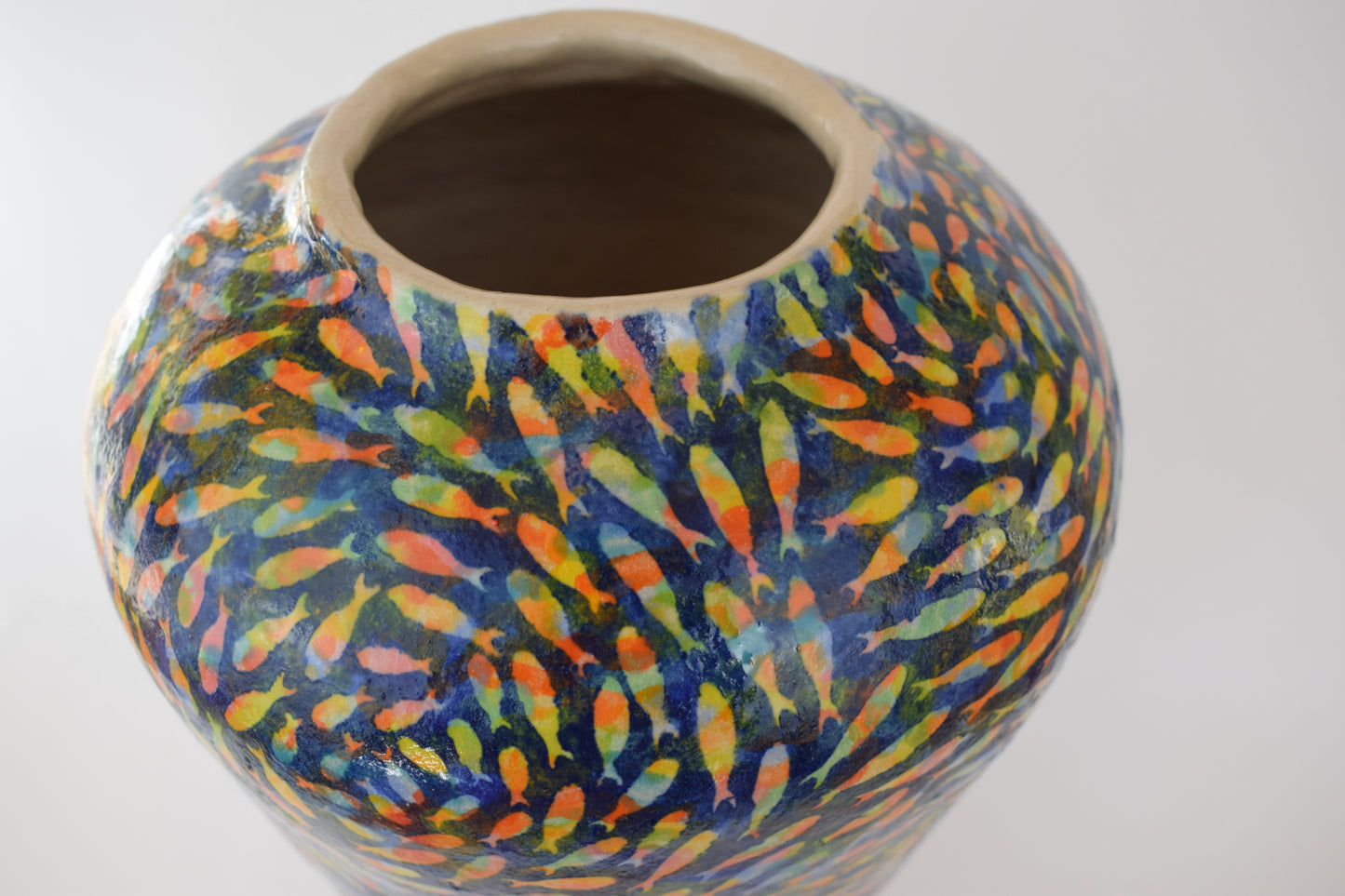 Shoal of Fish Large Vase